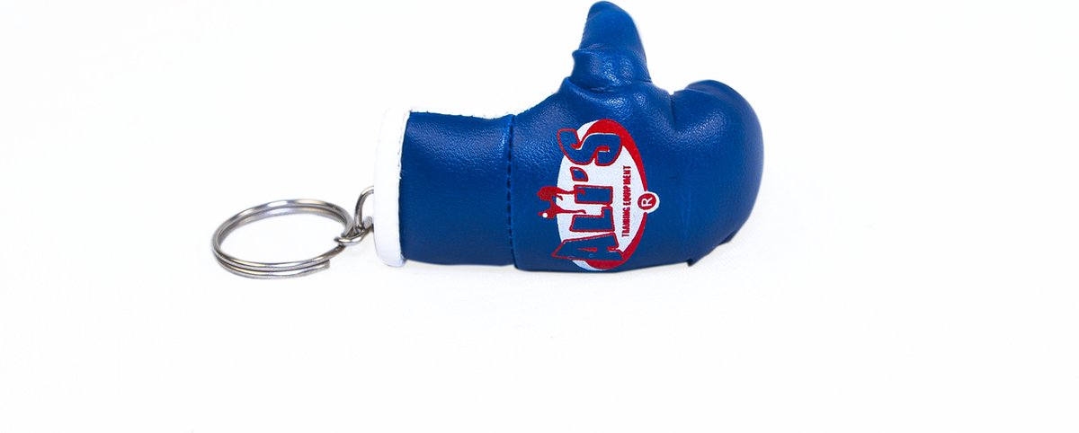 Ali's Fightgear sleutelhanger bokshandschoen kleur blauw