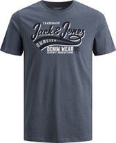 JACK&JONES JUNIOR JJELOGO TEE SS O-NEC 2COL 21/22 NOOS JNR Jongens T-shirt - Maat 140
