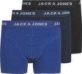Jack & Jones jongens boxershort 3-pack - Black Pack  - 140  - Zwart