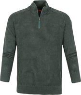 New Zealand Auckland - Tinwald Pullover Half Zip Donkergroen - 3XL - Comfort-fit