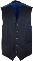 Suitable - Gilet Piga Donkerblauw - 46 - Slim-fit