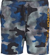 JACK&JONES JUNIOR JPSTCRETE JJSWIM AKM CAMO LOGO LN JNR Jongens Zwembroek - Maat 128
