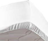 Livetti Twee Persoons Hoeslaken Fitted Sheet 160x200cm Percaline Wit