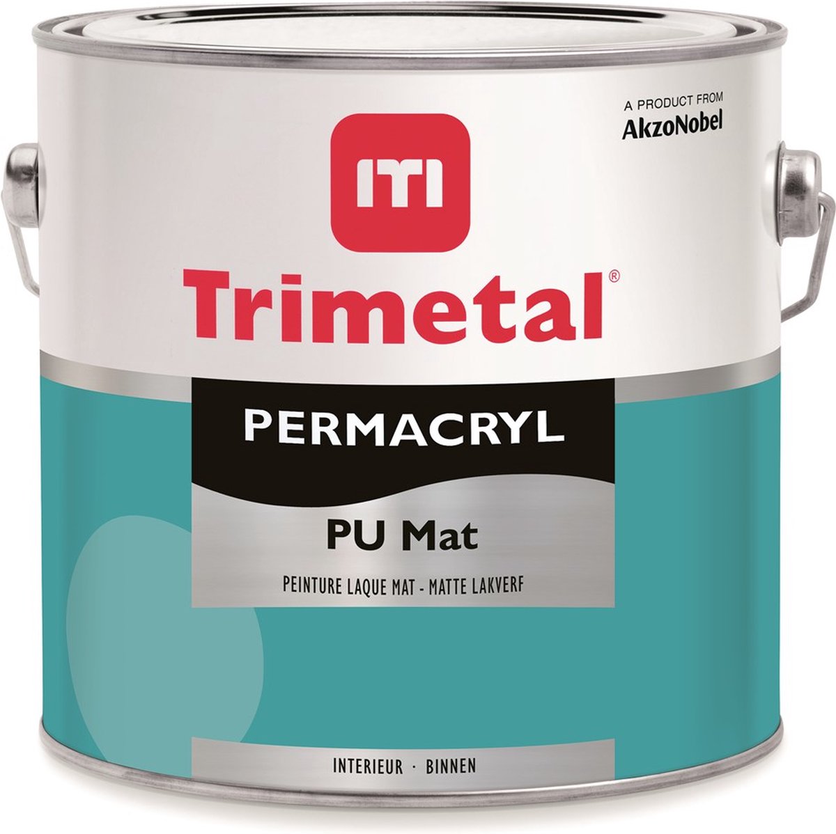 Trimetal Permacryl PU Mat - Wit - 2.5L