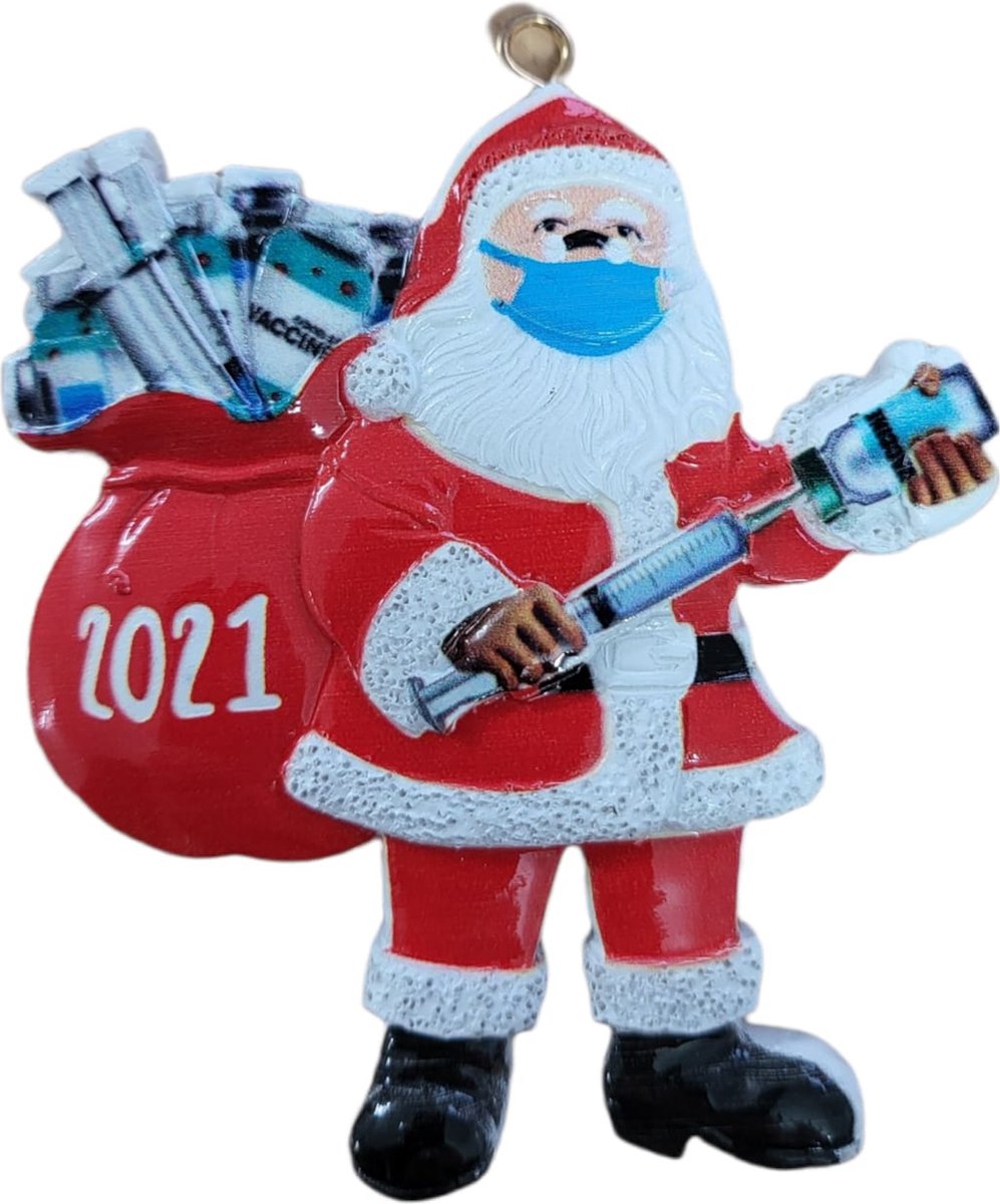 Kerstbal | kerstballen | kerstman mondmasker | corona kerstversiering | kerstcadeau
