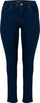 EVIVA - Jeans broek skinny fit met hoge taille - blauw