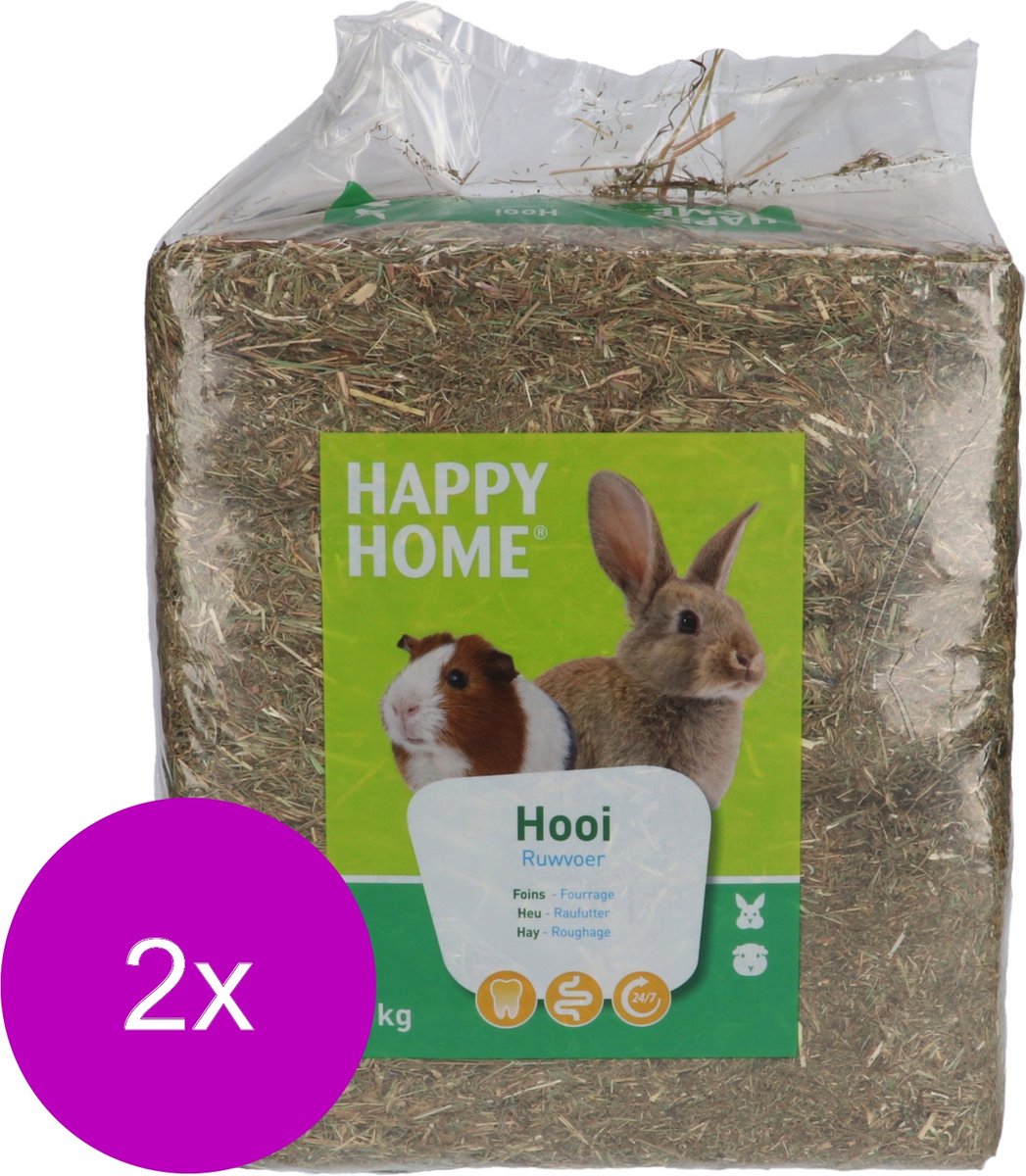 Happy Home Weidehooi - Konijnenvoer - 2 x 5 kg