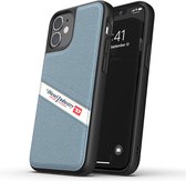 Diesel Moulded Case Denim PC en TPU logo hoesje voor iPhone 12 mini - blauw