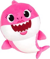 Mommy Shark Plush With Sound 26cm Pink