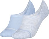 Tommy Hilfiger  Hoge Uitsnede Footie 2-Pack Slub Dames Sokken - Maat 35-38