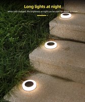 Solar Buitenlamp Met Bewegingssensor Op Zonne-Energie - Garden Lights - LED Tuinverlichting Grondspots