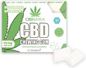 CBD Chewing Gum - 90 mg | Verfrissende, suikervrije CBD kauwgom met xylitol, natuurlijke ingrediënten en hoogwaardige, plantaardige cannabidiol.