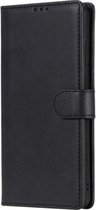 Kunstleer Bookcase Hoesje Met Pasjeshouder Samsung Galaxy S20 Ultra Zwart - Telefoonhoesje - Smartphonehoesje - Zonder Screen Protector