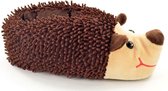 Egel-dieren pantoffel-anti slip zool-donker bruin-maat 40-41