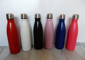 Rvs Thermosfles wit 500ml lekvrij