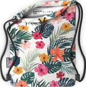 SmellWell - anti geur en vocht sporttas XL – tas – Floral - voor verfrissing van onder andere schoenen en sportkleding