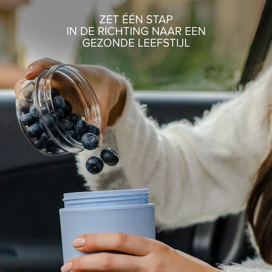 Coninx Bol Muesli A Emporter | Pot Yaourt to go | Bleu