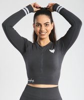 FancyLegs - Freya Sport Top Dames - Yoga - Fitness - Sport BH - Antraciet - Maat L