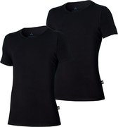 Apollo | Heren T-shirt van biologisch katoen | Zwart | Maat XL | 2-Pak | Ronde Hals | Ondershirt heren | Biologisch | Duurzaam