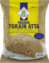 24Mantra Biologishe 7Grain Meergranen Chapati-meel (5x 1kg)