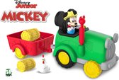 Disney Junior Mickey – Tracteur avec 1 figurine 7.5 cm articulée et acc.