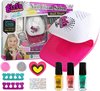 foto van Nagelstudio Meisjes voor Lakken met vele Accessoires - Nagelstudio Speelgoed - Nagelsalon Meisjes 5+ jaar - Nagellak Set - Nagellak Kinderen - Nagellak Meisjes - Met Droger