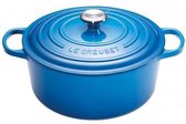 Le Creuset Gietijzeren ronde braadpan Marseilleblauw 28cm 6,7l