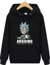 Rick and Morty Hoodie - Im Not Arguing - Maat 2XL