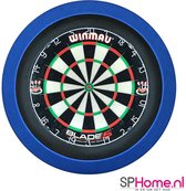 S4D Dartbord Verlichting STD DUO Color Zwart Blauw