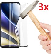 Full Cover 3D Edge Tempered Glass Screen Protector Geschikt Voor Motorola Moto G51 5G - Screenprotector Ultradun Gehard Glas - Display Bescherming - Volledige Dekking Schermbeschermer Glaspla