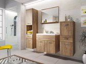 Set badkamermeubels CLAUDIA - effect hout