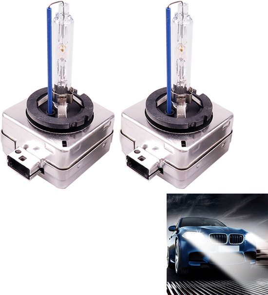 Foto: 2 stks d3s 35w xenon lampen 3800 lm 6000k hid lampen xenon lampen dc 12v wit licht 
