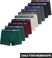 JACK&JONES JACSOLID TRUNKS 10 PACKS Heren Onderbroek - Maat M