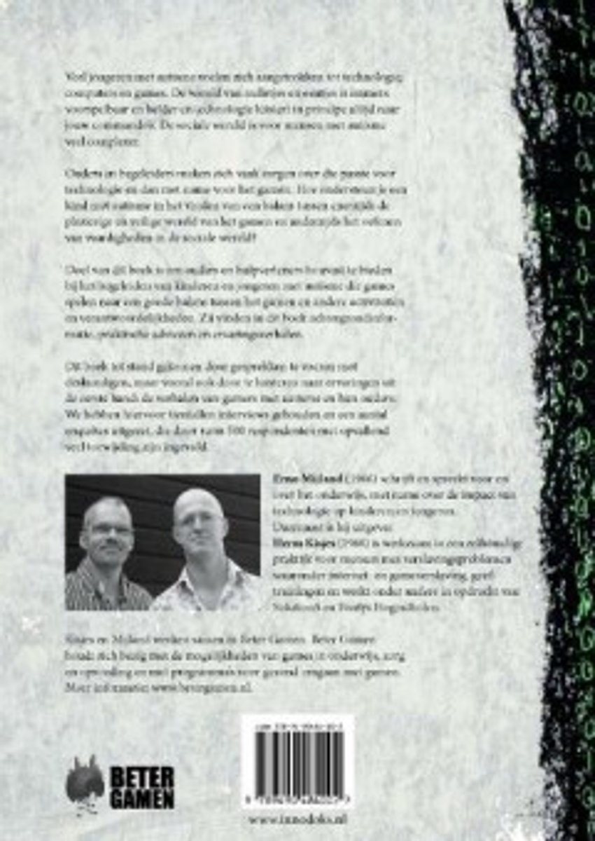 Gamen en autisme - back cover