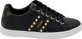 Guess Relka Dames Sneakers - Zwart/Bruin - Maat 38