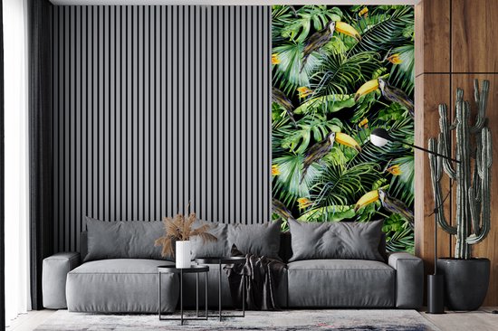 Papier Peint - Papiers Papier peint photo Toucan - Motifs - Plantes - Largeur 120 cm x Hauteur 240 cm