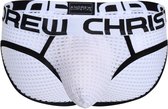 Andrew Christian - Almost Naked Mesh Slip Wit - Maat XL - Erotische Heren Ondergoed - Sexy Mannen Onderbroek