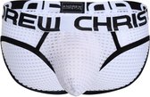 Andrew Christian - Almost Naked Mesh Slip Wit - Maat S - Erotische Heren Ondergoed - Sexy Mannen Onderbroek