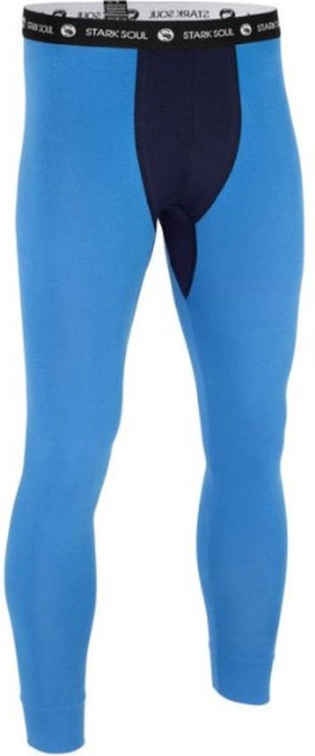 Lange onderbroek - Katoen - Blauw - Maat M