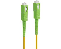 Maclean - Vezeloptische kabel SC/APC naar SC/APC patchkabel 1m