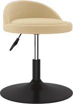 Massagekruk fluweel crèmekleurig