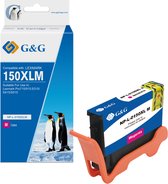 G&G 150XL 150 XL Inkcartridge magenta Vervanging Lexmark 150XL Lexmark 150 XL Huismerk