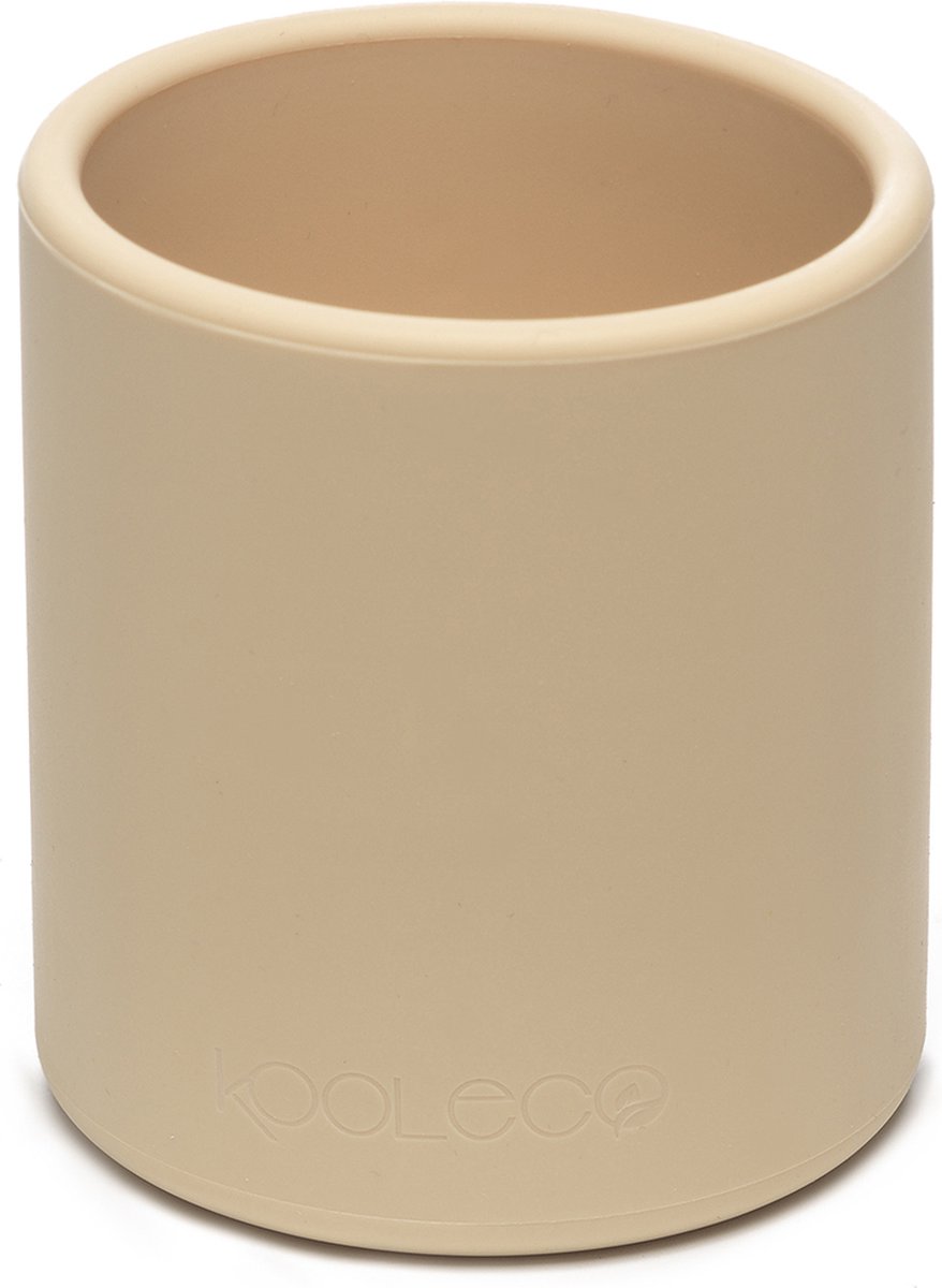 Goedkoopste Kooleco - siliconen kinder drinkbeker - oatmeal