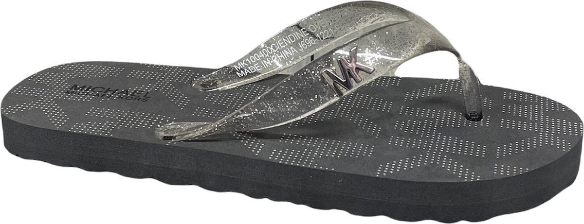 MK100400 Endine Overs Gray/Silver- kinder slipper-Michael Kors