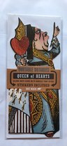 the unemployed philosophers guild queen of hearts quotable notes bedankt wenskaart - verjaardagskaart- ansichtkaart – felicitatiekaart  met Envelop