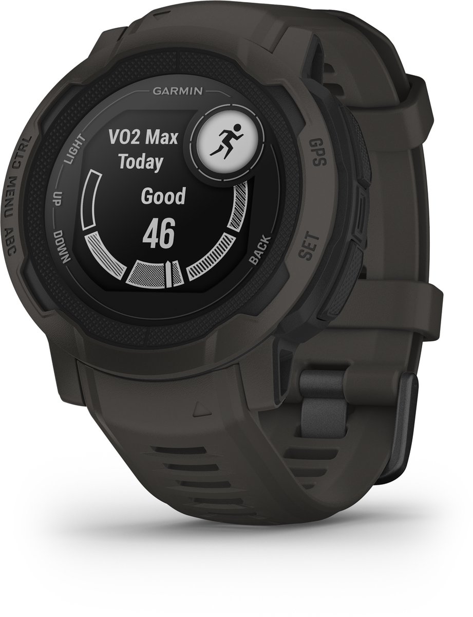Afbeelding 3 van Garmin Instinct 2 - Sporthorloge met GPS - Smartwatch voor heren - 45mm - Graphite