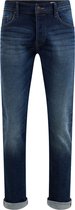 WE Fashion Heren slim fit jeans met stretch