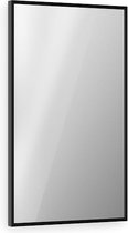 Klarstein Hot Spot Crystal Reflect Smart Infrarood verwarmingspaneel - Infrarood verwarming met handdoekhouder en spiegel - Bedienbaar met app - 47 x 122 cm - Wandmontage - 850 W