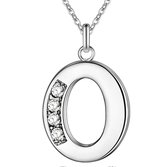 SALE - Damesketting – Vrouwenketting – Zilver – Letter O - Valentijn - Cadeau voor haar