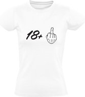 Negentien jaar Dames t-shirt | verjaardag | feest | volwassen | cadeau | Wit
